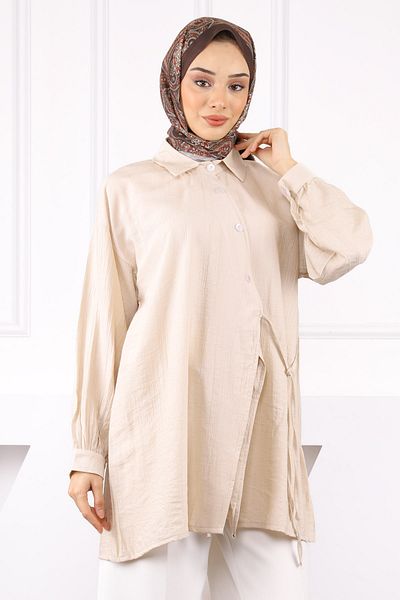 İmajButik Μπεζ Πλαϊνό Δέσιμο