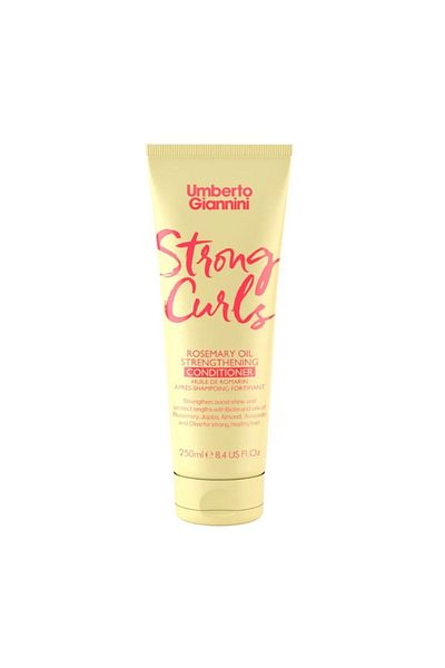 Umberto Giannini Strengthening Conditioner With Rosemary Oil For Curly Hair, Strong Curls, , 250 ml