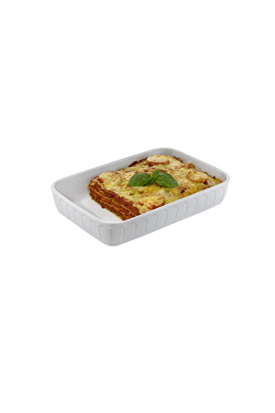 HENDI Vas cuptor dreptunghiular, 280 x 185 mm, din porțelan termorezistent pâ...