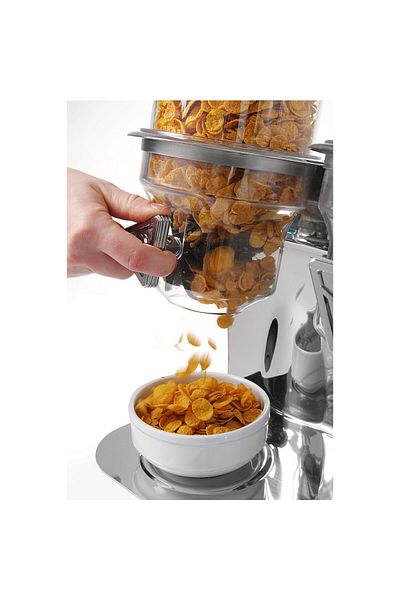 HENDI Hendi multidispenser, 3.5 liter capacity, stainless steel, transparent plastic container, cap