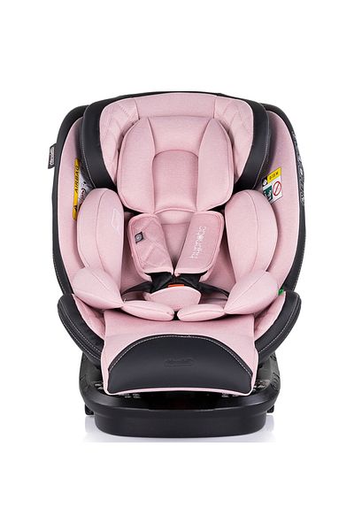 Chipolino Chipolino Hypnotic I-Size car seat 40-150 cm with Isofix system and rotating seat pink marshmallow