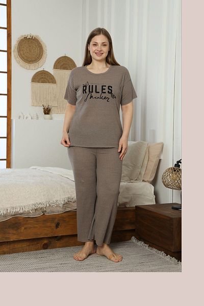 DPARİS Plus Size Pajama Set