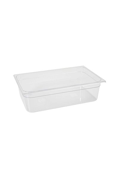 HENDI Gastronorm tray GN 1/1 65 mm 9 lt - transparent polycarbonate - Hendi