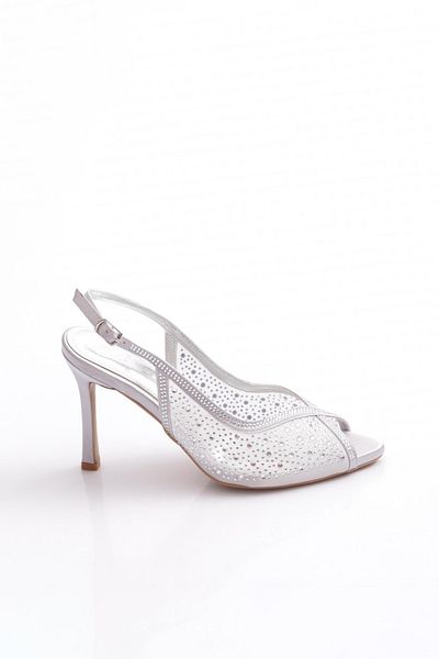 DGN 5752 Pantofi cu toc de piatră pentru femei