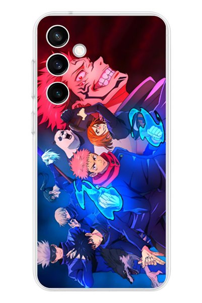 TechTree Jujutsu Kaisen Transparent Silicone Case Compatible with Samsung Gal...