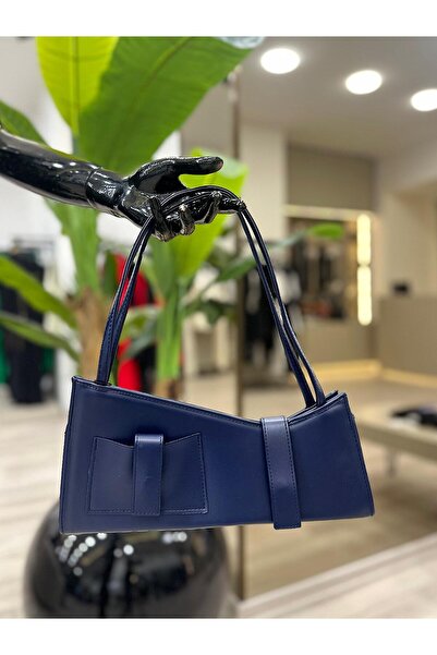 MELTEM TUĞAN Asymmetric Bag Dark Blue