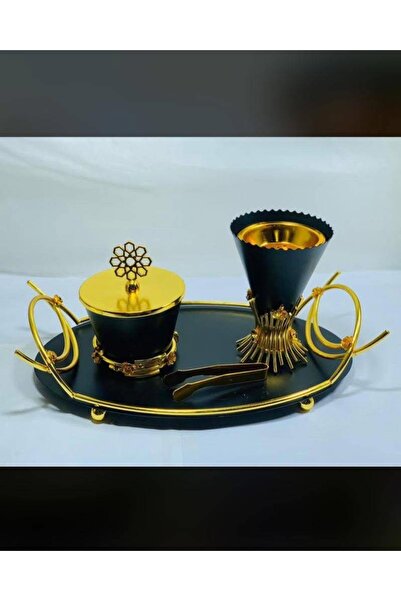 Generic Middle Eastern Ironwork Fashion Bakhoor Set Incense burner 4-piece Se...