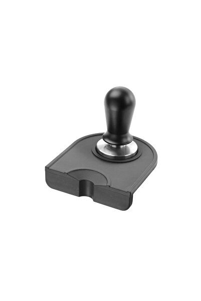 HENDI Suport presă cafea/ Suport tamper, 125 x 140 x 30 mm, negru, Silicon