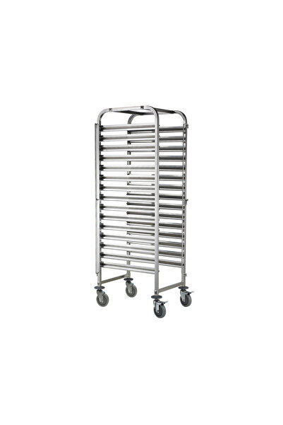 HENDI Carucior mobil pt debarasare tavi - pt 15 tavi 60x40 cm- structura inox - 690x515x(H)1695 mm, Hendi