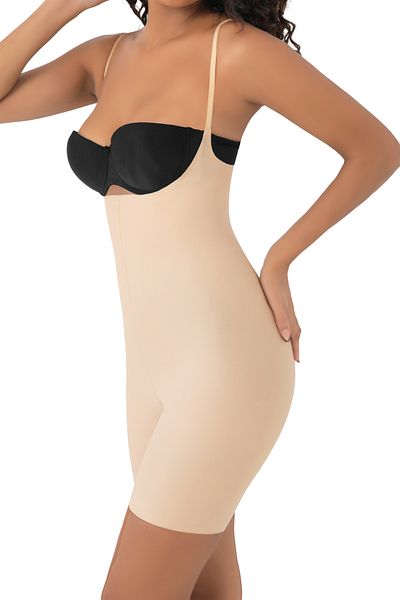 bazaar-turkey all you need Laser Cut Strap Full Length Corset 3010 Skin