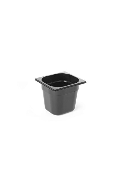 HENDI Tava Hendi Gastronorm GN 1/6 100 mm 1.6 lt - policarbonat negru