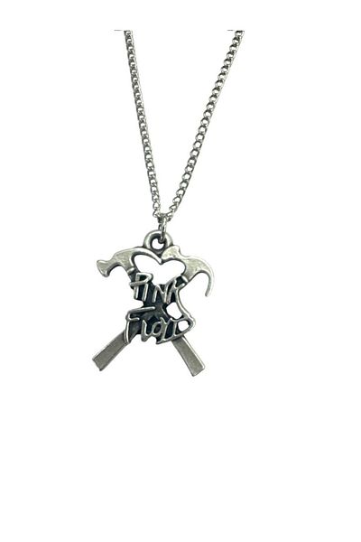Herşey Nota Pink Floyd Rock Metal Band Chain Necklace -Unisex 60 cm Music Themed Accessory
