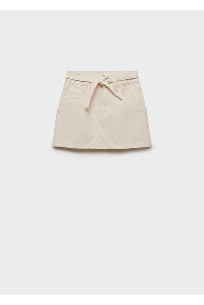 MANGO Kids Джинсова спідниця з деталями