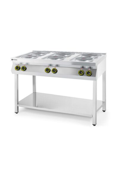 HENDI Mașină de gătit Kitchen Line, 6 arzătoare electrice, 15.6 W, dimensiune...