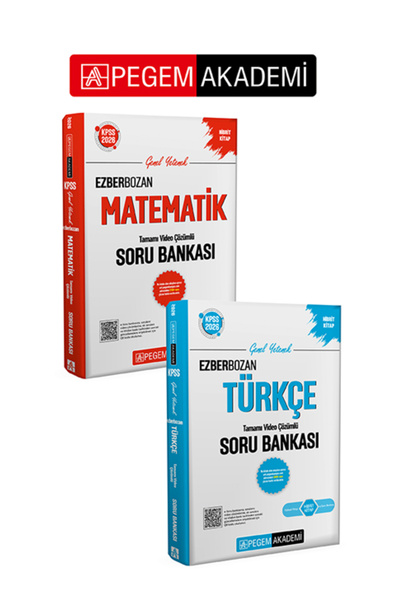 Pegem Akademi Yayıncılık PEGEM AKADEMİ 2026 Kpss Genel Yetenek Türkçe + Matem...