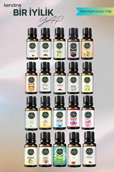 Gardone 20li 10 ml Set Esansiyel Uçucu Yağ Buhurdanlık Yağı Hava Nemlendir Ar...