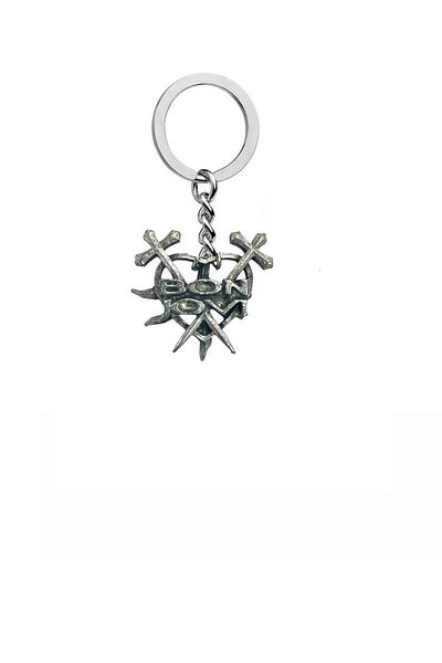 Herşey Nota Bon Jovi Rock Metal Band Keychain – Unisex Music Themed Retro Style Keyring Accessory