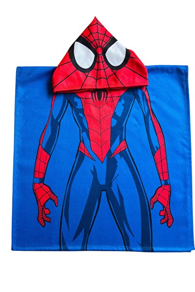 YUMİYUMM منشفة شاطئ بونشو مطبوعة بشخصيات الصبي