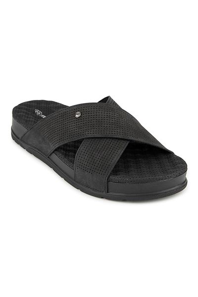 WALKONT 35403-430 Black Men's Slippers