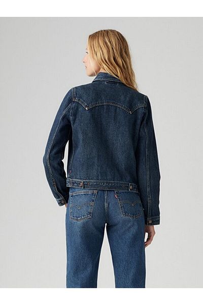 Levi's Jachetă din denim din bumbac cu buzunare duble 001YL-0000