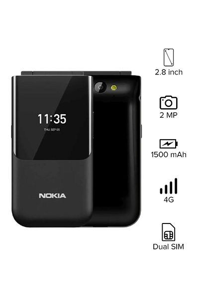 Nokia 2720 Dual SIM 512MP 4GB RAM 4G LTE