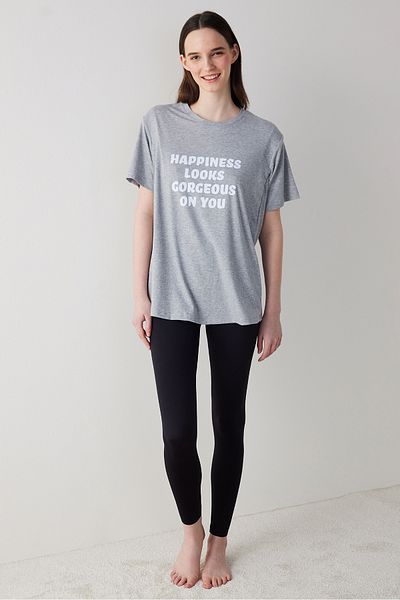 Penti Mama Gri Tricou Pijama Top