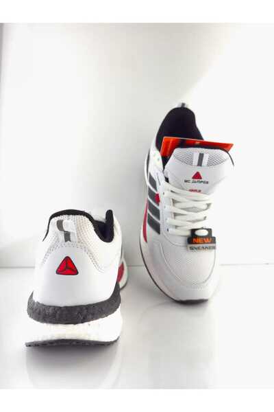 BeLq MC jamper beyaz-siyah-kırmızı erkek spor ayakkabı