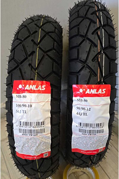 ANLAS 100/90-10 - 90/90-12 MB-80 Anlaş Lastik Takım Honda Spacy - Activa 125 ...