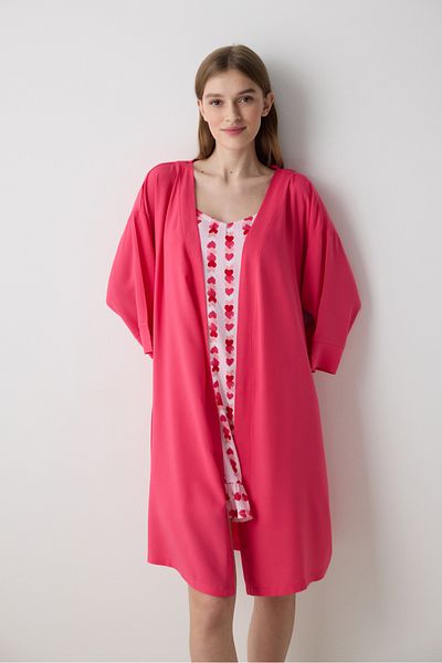Penti Carrie Solid Dressing Gown - Penti Loves Paris Collection