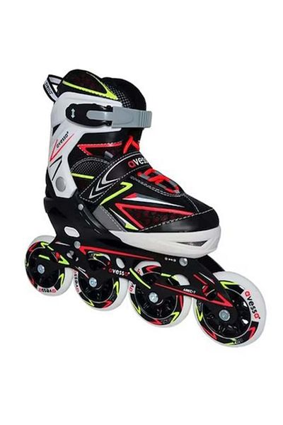 Kids Club Shoes Avessa Pta-300 Skate Abec 7 (Silicone Wheel) Unisex Skate Black