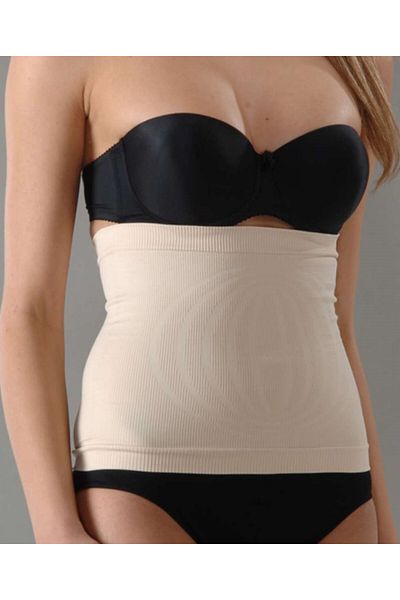 Fanilam Women's Seamless Waist Corset – 1 Size Reducer, Non-Slip Silicone Band, Slimming Corset