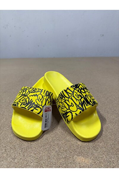 GEZER STYLE KAYDIRMAZ TABANLI SARI TERLİK14868