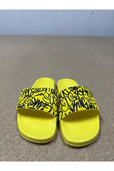 GEZER STYLE KAYDIRMAZ TABANLI SARI TERLİK14868