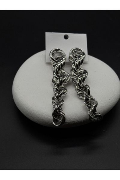 Ervalina New Icon: Long Dangle Twist Earrings