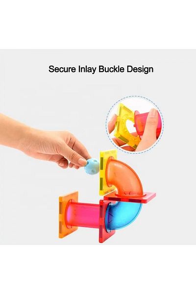 Little Cloud Magnetic Ball Track Building Kit - 178 Pieces