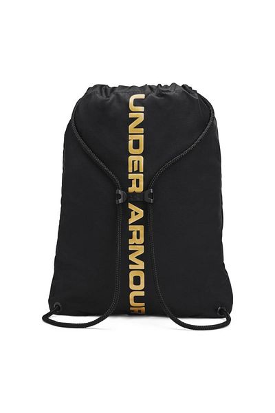 Under Armour , Rucsac unisex cu imprimeu logo Ozee, Auriu, Negru