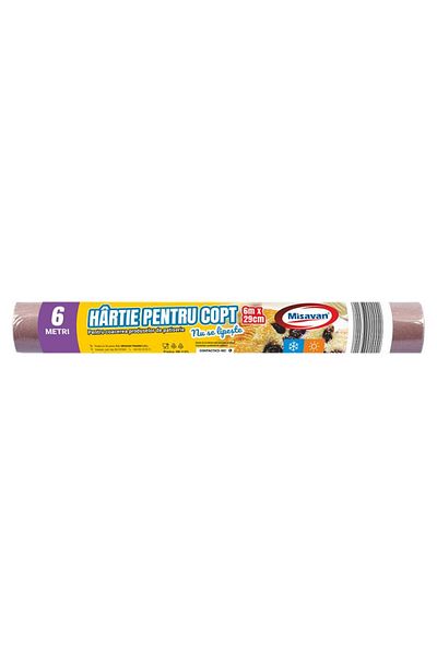 Cesiro Hârtie de copt Msv 6m*29cm maro