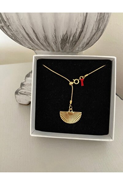 Arsaley Collection Yelpaze ve Şans İpi Charm Paslanmaz Çelik Zincirli Asansör...