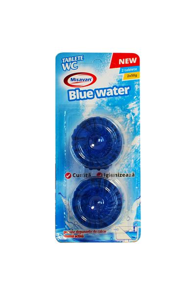 Cesiro Tablete Misavan pentru vasul de toaletă, 2x50g, albastre