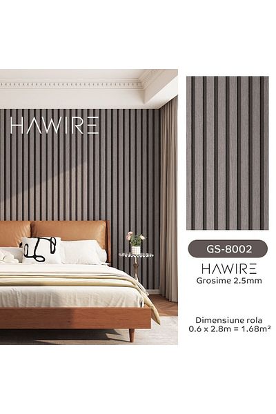 HAWIRE Tapet autoadeziv 3D HAWIRE GS-8002, impermeabil, ușor de instalat