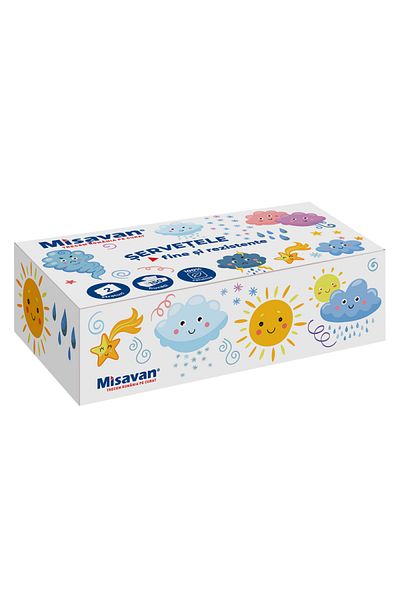 Cesiro Cutie șervețele MSV pentru copii, 150/set