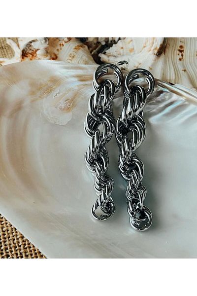 Ervalina Trend Design: Dangle Twirl Long Earrings