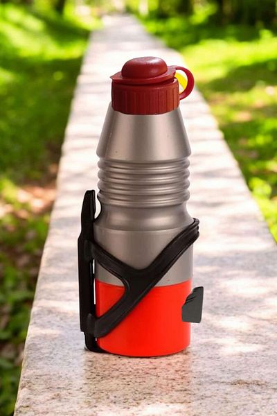ÇEÇEN HOME Bicycle Water Bottle Caged Glass Water Bottle 600 Cc