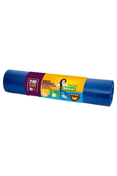 Cesiro Saci de curățare Brilli 240l 10/set Sr Albastru
