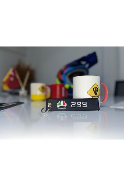 Buffalo Agv 299 Designed Motorcycle Car Keychain