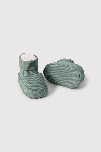 Polpuf Ribbed Flexible Baby Booties