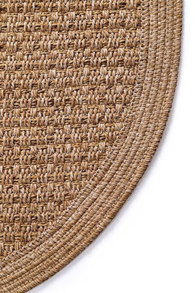 Sunrise Rug Jute Based Wicker Woven Knitted Bohemian Antiallergic Carpet Rug