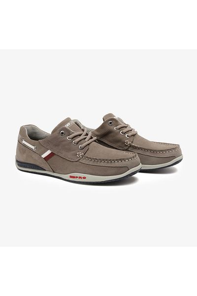 Greyder 00106 Gray Genuine Leather Men's Casual Shoes