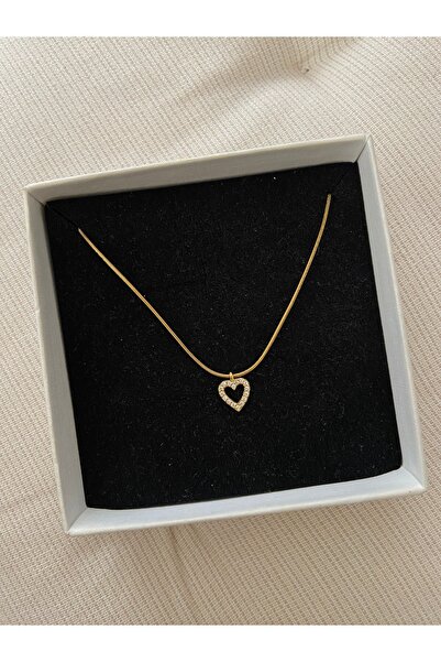 Arsaley Collection Taşlı Yıldız Charm Paslanmaz Çelik Zincirli Kadın Kolye (4...