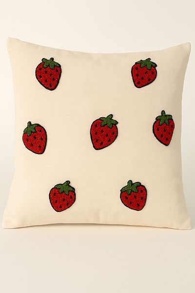 Rell Home Handmade Punch Embroidered Throw Pillow Cover |   Bohemian |   Patterned |